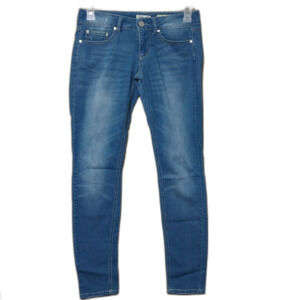 Indigo Rein jeans Women 3 blue denim medium wash low rise skinny fade Junior Y2K